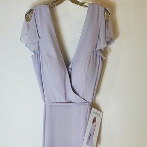 like new silver maxi dress